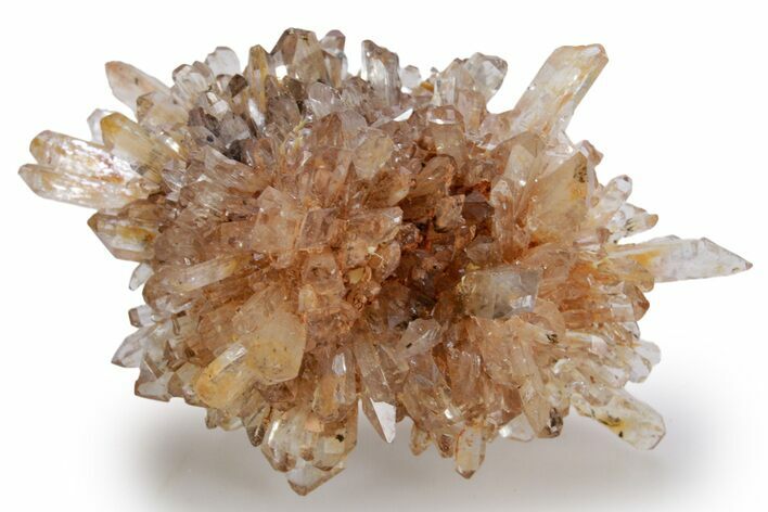 Sparkling Orange Creedite Crystal Cluster - Durango, Mexico #360615